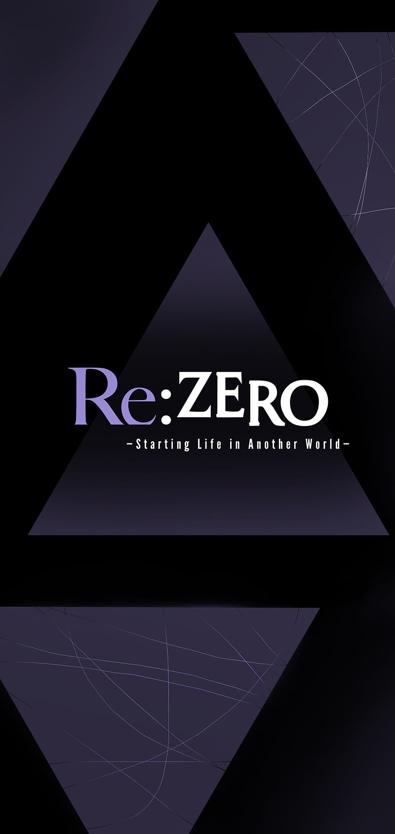 re zero , anime, emilia, isekai, logo, natsuki, re zero, rem, rezero, subaru, HD phone wallpaper