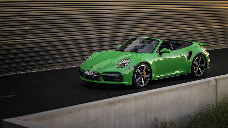 Porsche 911 Turbo Cabriolet 2020 2, HD wallpaper