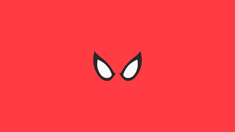Spiderman Red Minimal Background , spiderman, superheroes, artist, artwork, digital-art, minimalism, minimalist, HD wallpaper