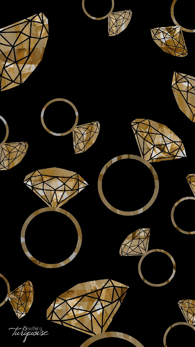 Bling bling, gold ring, diamond, ring, engagement, wedding, rock, carats, glitter, drean, live, HD phone wallpaper