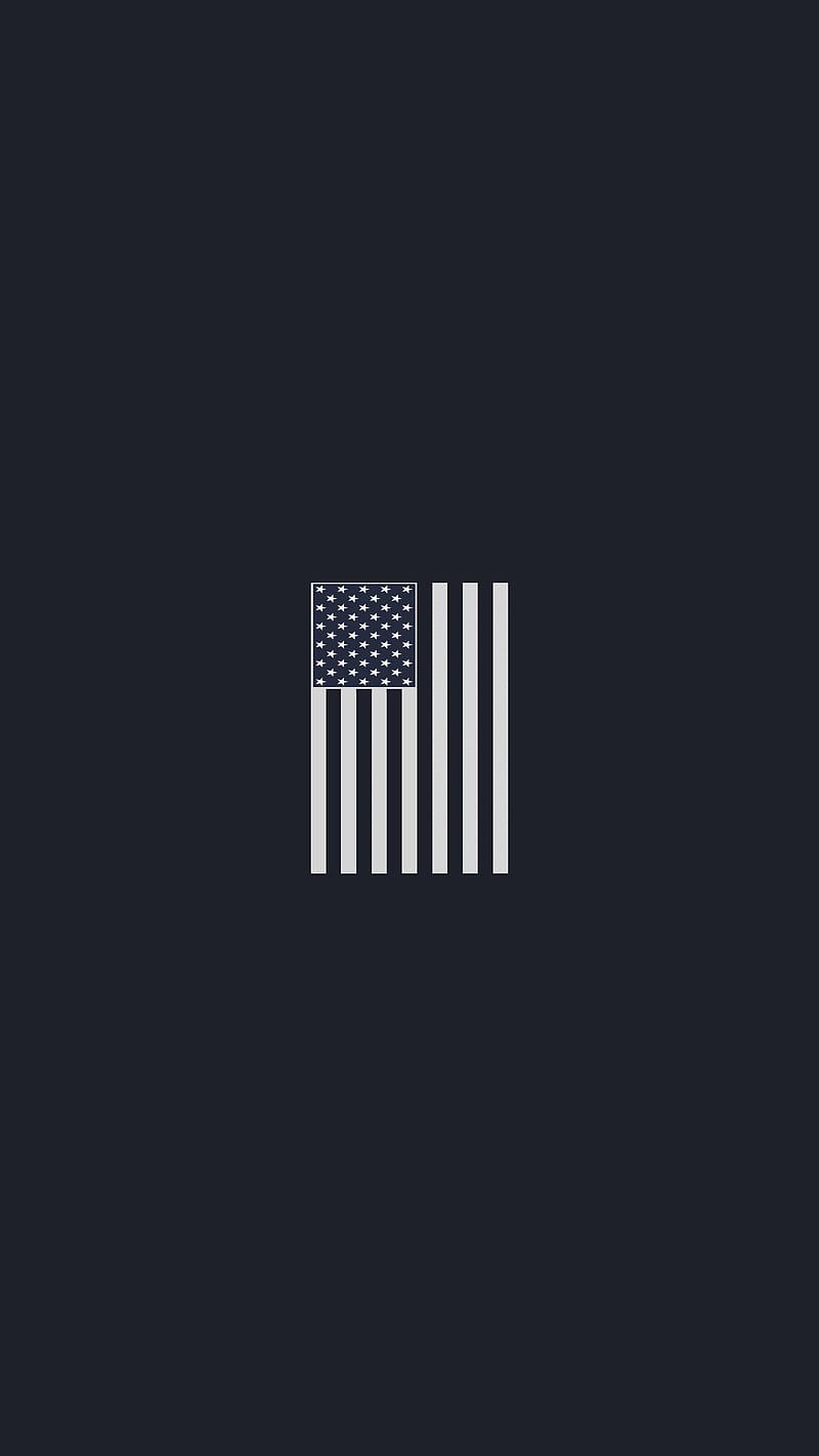 subdued american flag iphone wallpaper