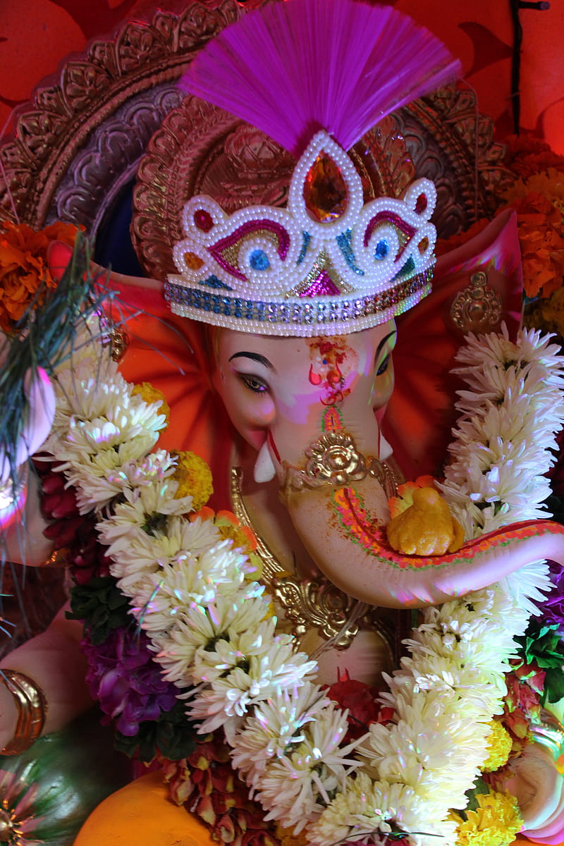 GANPATI BAPPA, ganpati2020, HD phone wallpaper | Peakpx