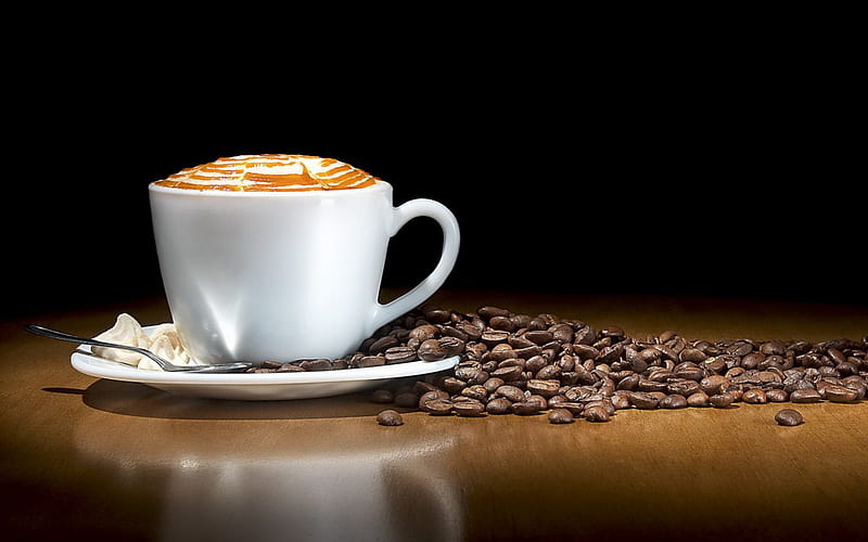 *** Afternoon coffee ***, coffee, food, cup, drink, white, HD wallpaper