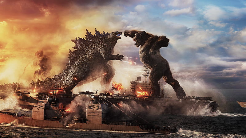 Godzilla, kong, warner bros, HD wallpaper