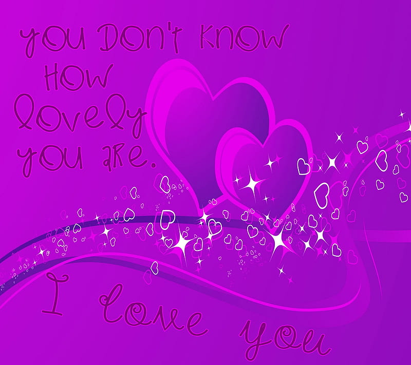 Love you, cute, feelings, corazones, lovely, purple, romance, HD wallpaper  | Peakpx