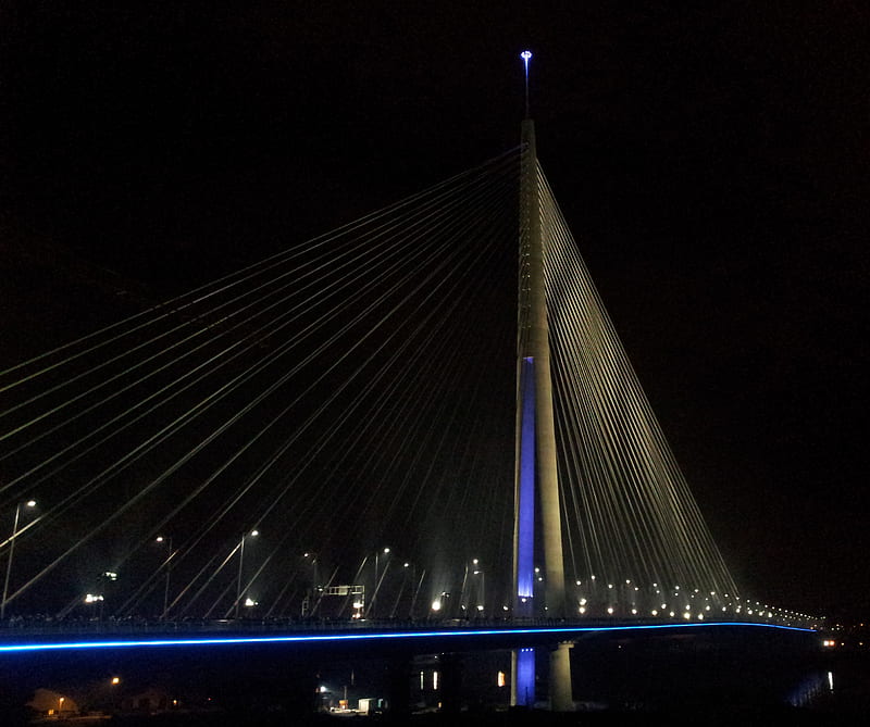 Belgrade ada, bridge, most, HD wallpaper