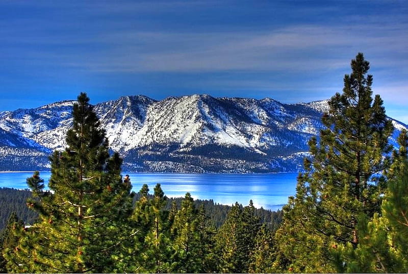 Lake-Tahoe, bonito, tahoe, lake, HD wallpaper