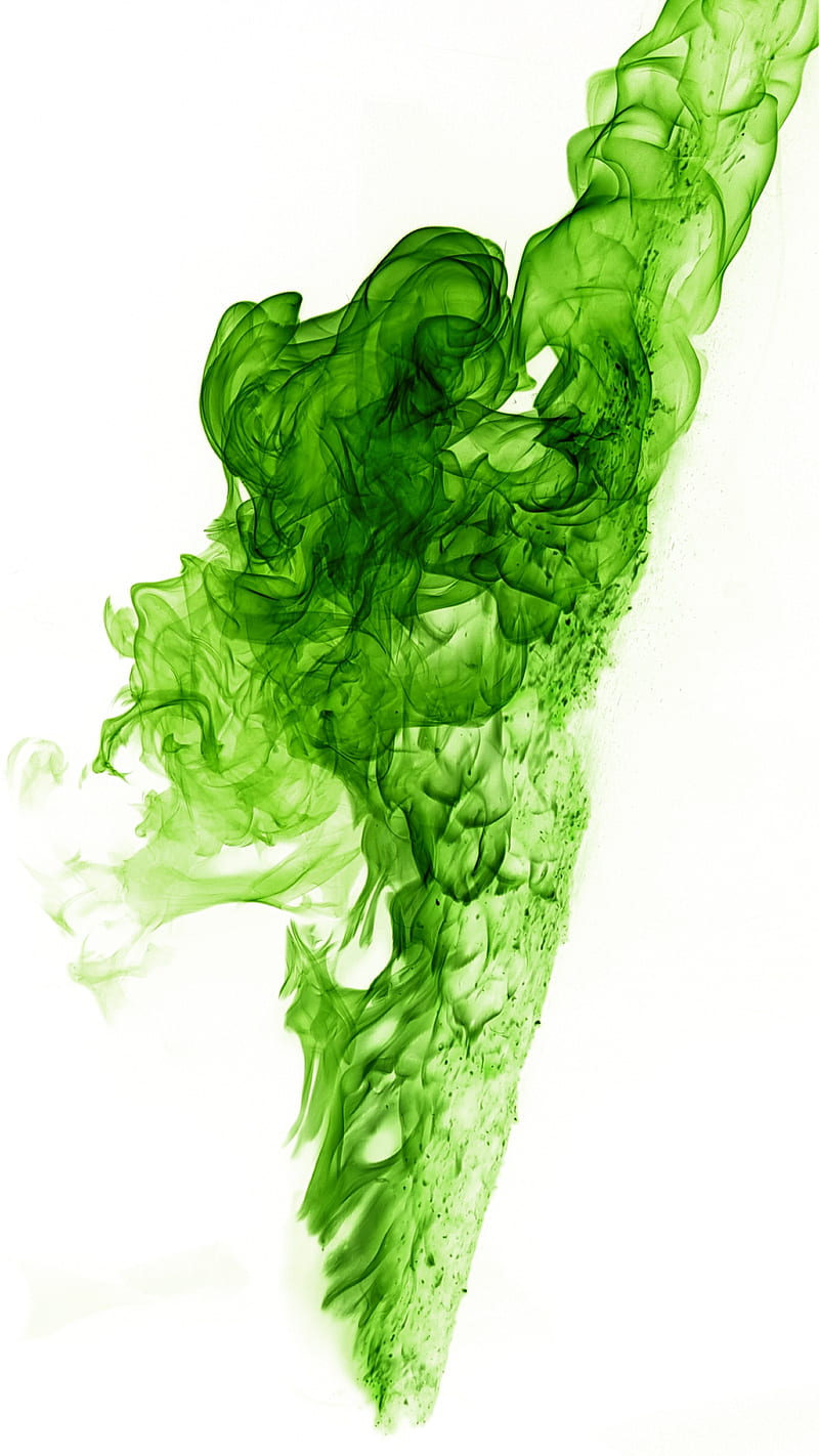 Flame-Green White, flame, green, fire, light, cool, lime, motion, themes, HD phone wallpaper