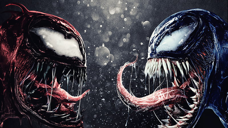 Venom V Carnage, venom, carnage, superheroes, artwork, HD wallpaper
