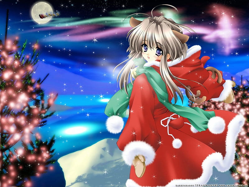 Aesthetic Anime Christmas PC Wallpapers - Wallpaper Cave