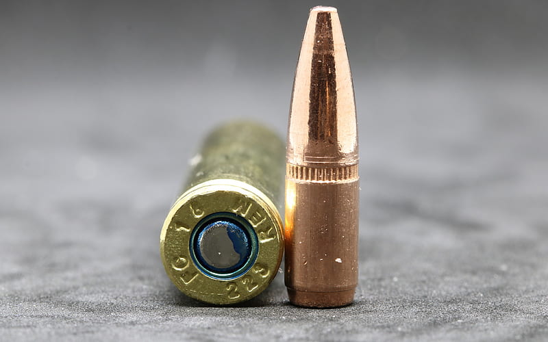 bullet, cartridge case, cartridge, ammunition, macro, HD wallpaper