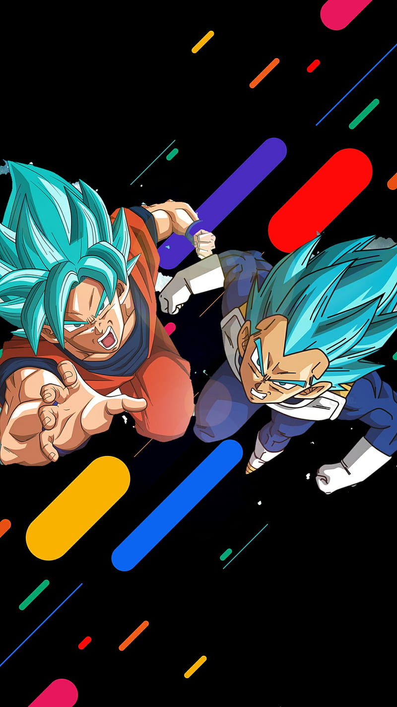 Goku vegetta, abstracto, anime, ball, blue, dragon, love, super, HD phone wallpaper
