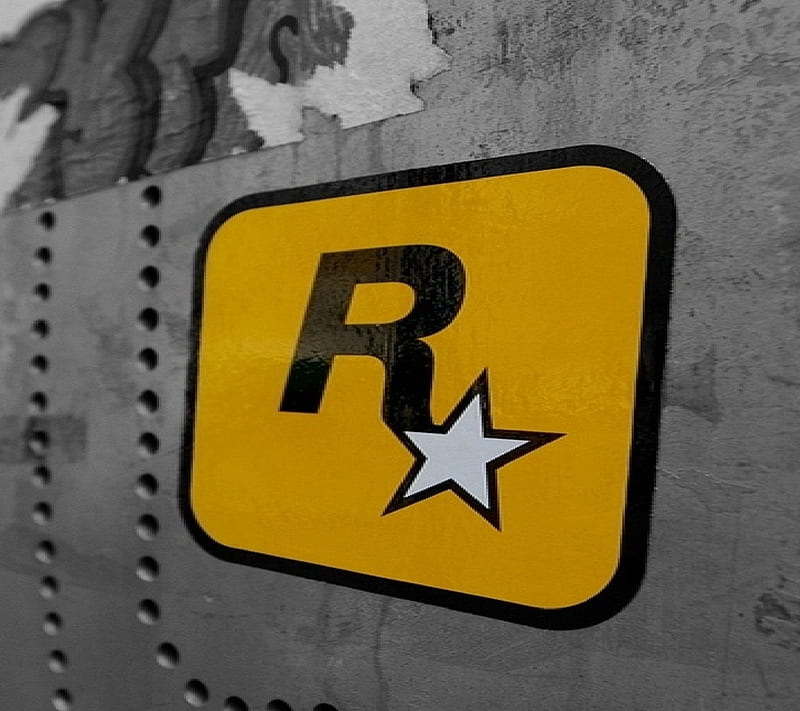 Rockstar Logo, grand theft auto, gta, nyc, san andreas, HD wallpaper