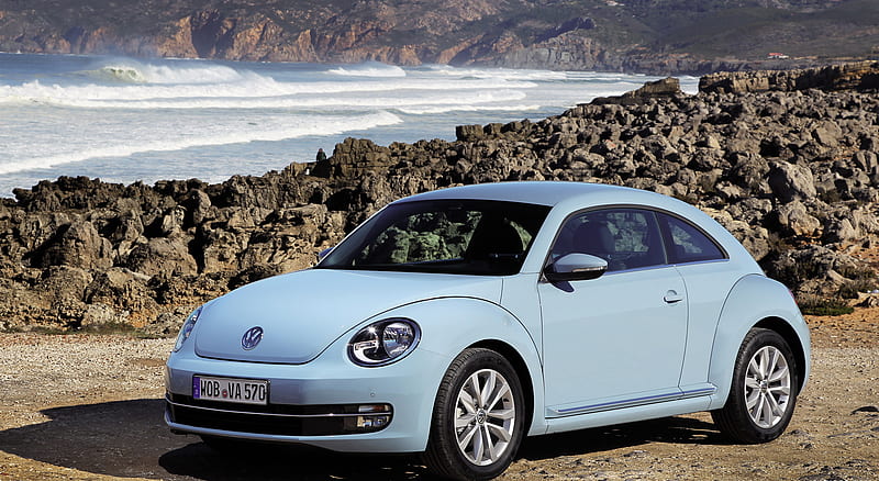 2012 Volkswagen Beetle Light Blue - Front , car, HD wallpaper