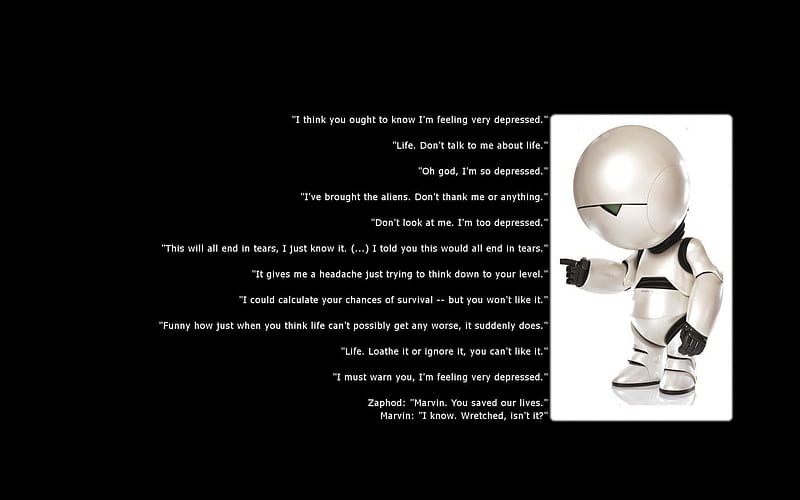 marvin robot quotes