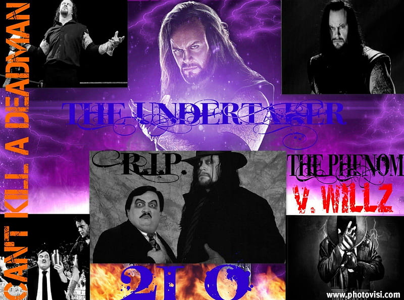 The Undertaker [], Attitude Era, Kane, The Deadman, The Phenom, WWE, The Undertaker, WWF, Custom, The Last Outlaw, HD wallpaper