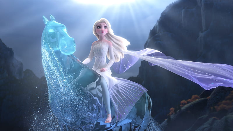 Elsa On Horse Frozen 2, HD wallpaper | Peakpx