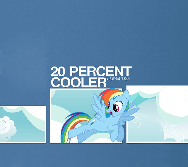 20PercentCoolerThing, 20 percent cooler, brony, mlp, my little pony, rainbow dash, HD wallpaper