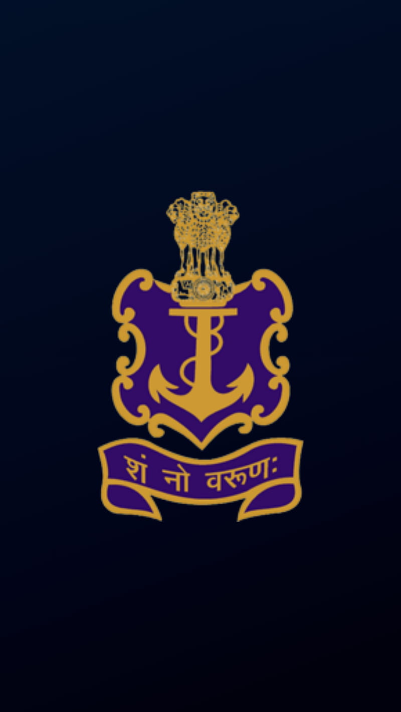 Indian Navy Badge, army, india, logo, military, navy, HD phone wallpaper
