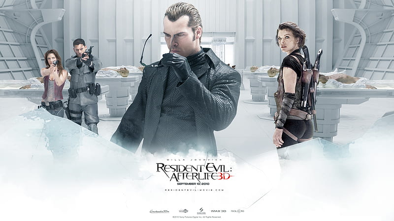 resident evil afterlife, action, black and white, resident evil, sexy, zombie, cute, cool, hot, movies, HD wallpaper