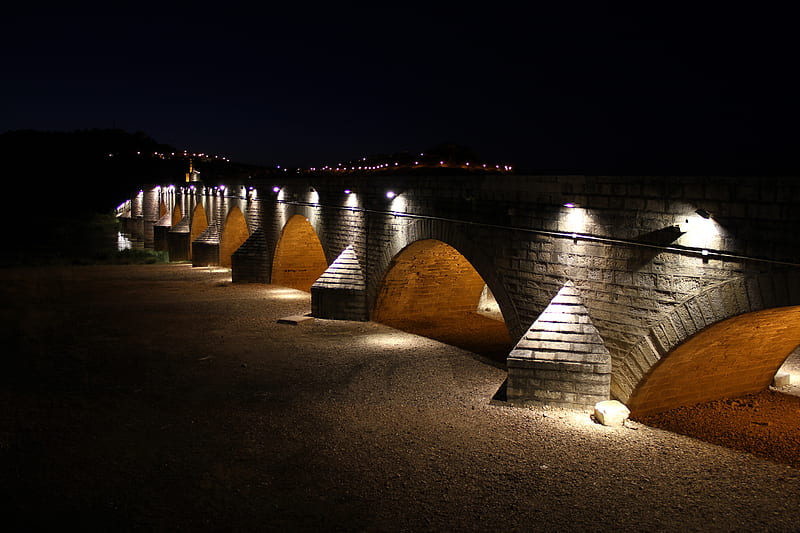 Puente de Medellin, bridge, night, eos 550d, medellin, HD wallpaper