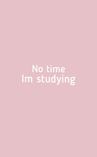 No time Im studying, aesthetic, rose gold, HD phone wallpaper | Peakpx