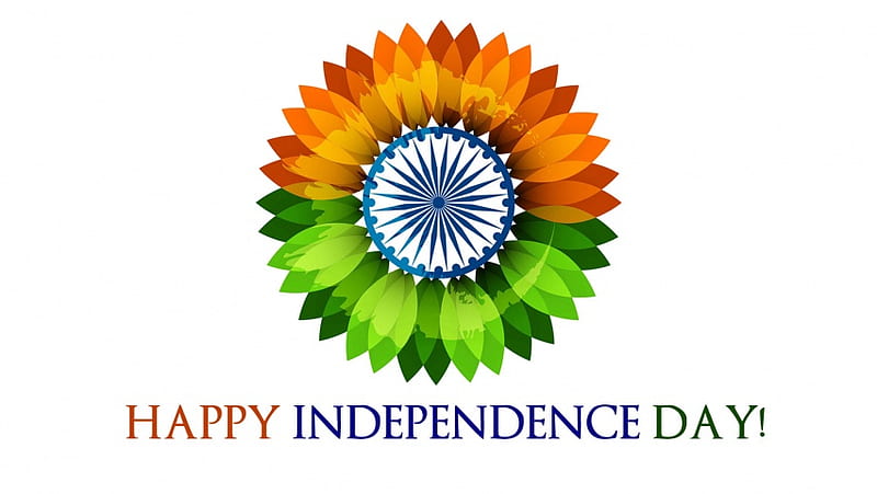 15 August India Independence Day Flo, HD wallpaper