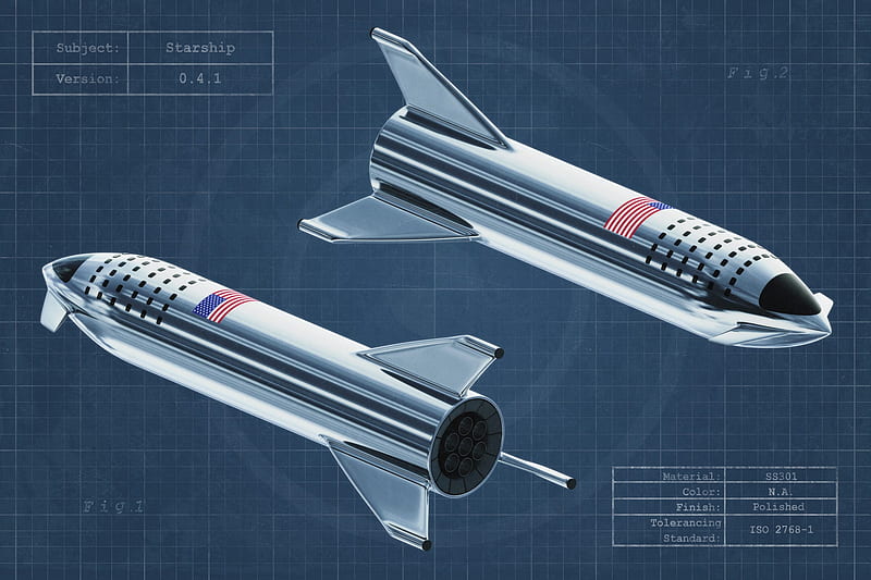 Technology, SpaceX, Starship, HD wallpaper