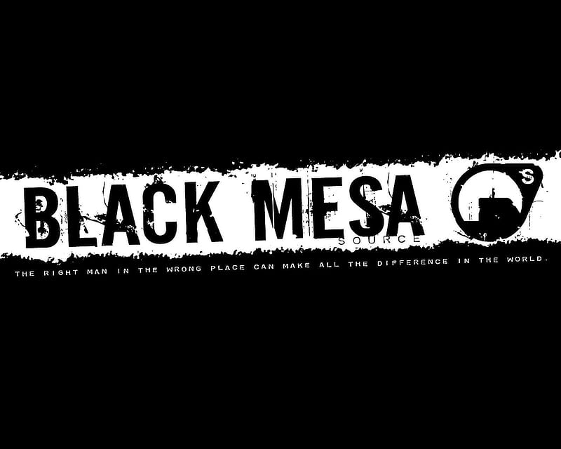 Black Mesa (Half Life), video game, game, black, aperture, nice, cool, gordon, half life, white, man, HD wallpaper