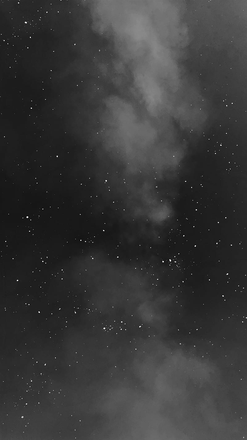 Midnight Skies, Bertil, black, clouds, cosmos, dark, milkyway, nature, night, nighttime, oled, scenery, scenic, sky, star, stars, universe, HD phone wallpaper