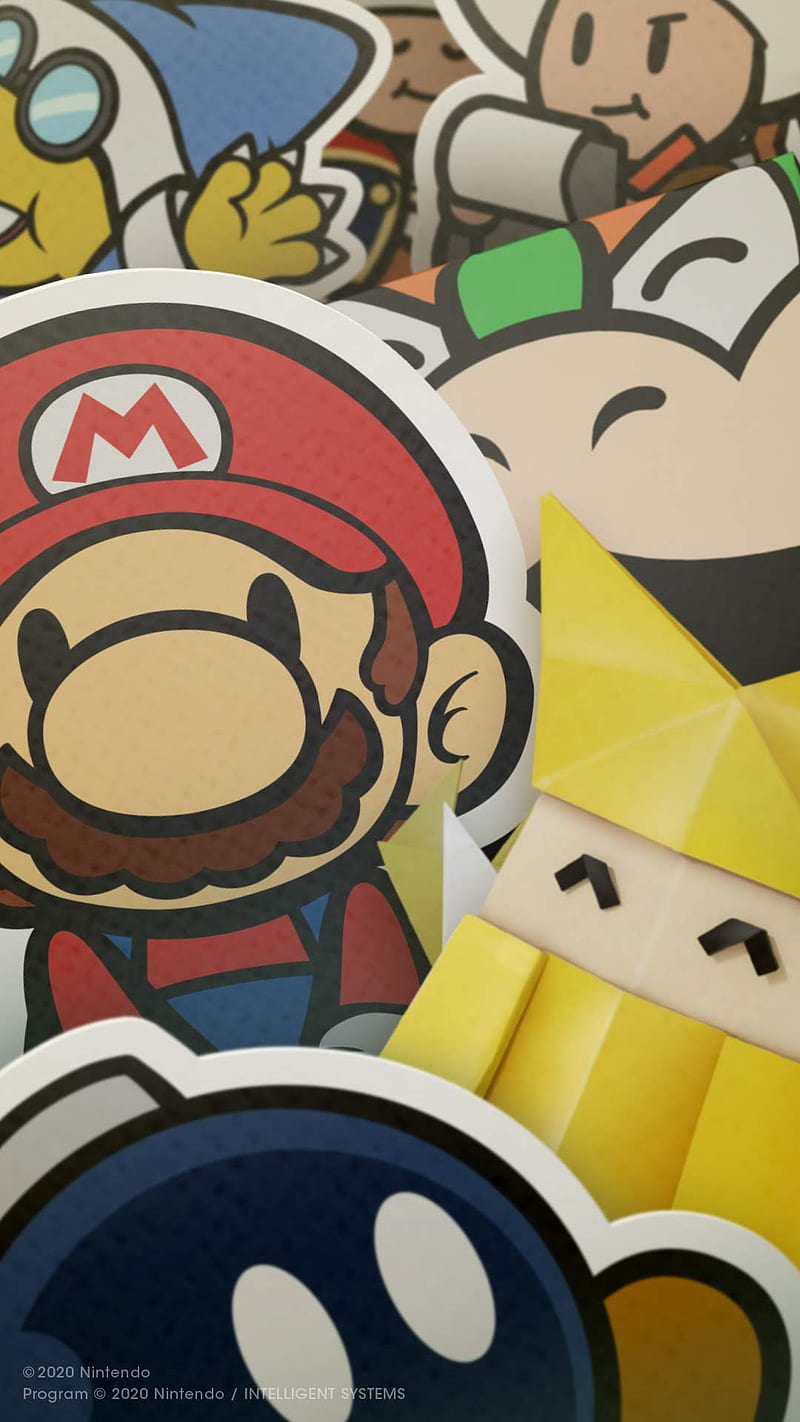 Paper Mario, games, mario, mario bros, my nintendo, nintendo, nintendo switch, origami king, super mario, HD phone wallpaper