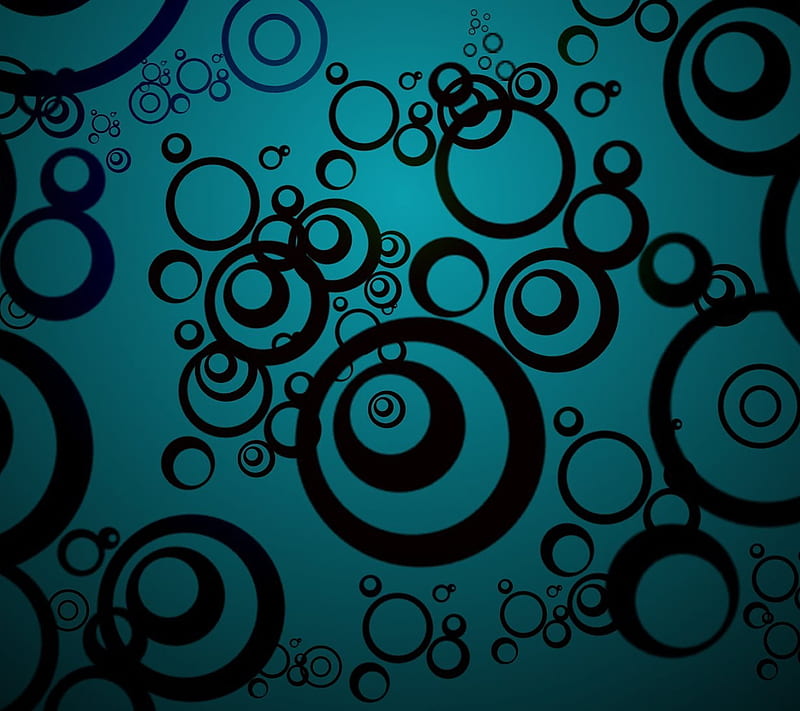 black circles, abstract, circle, galaxy, samsung, HD wallpaper