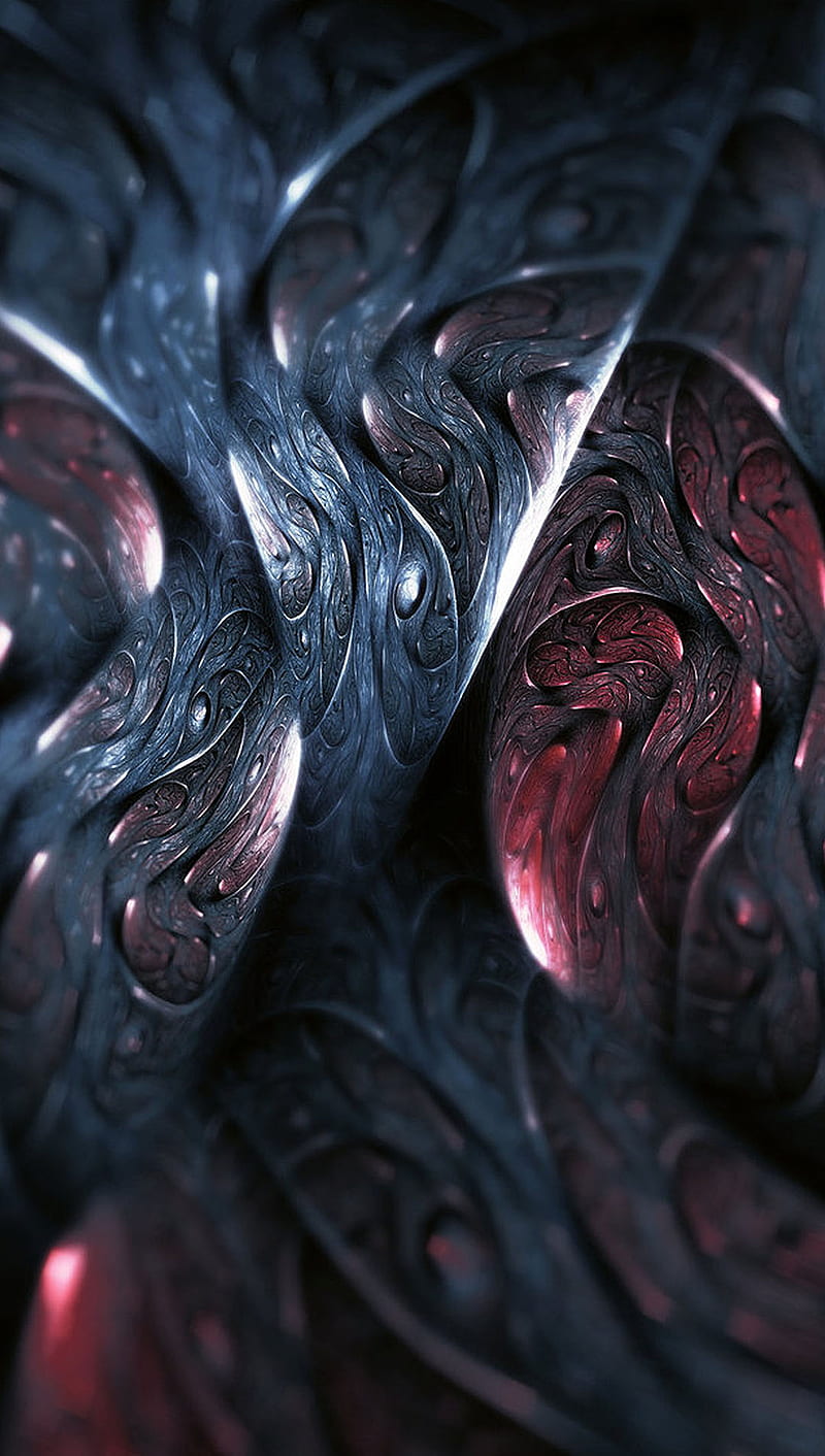 dark, abstract, cool, metal, HD phone wallpaper