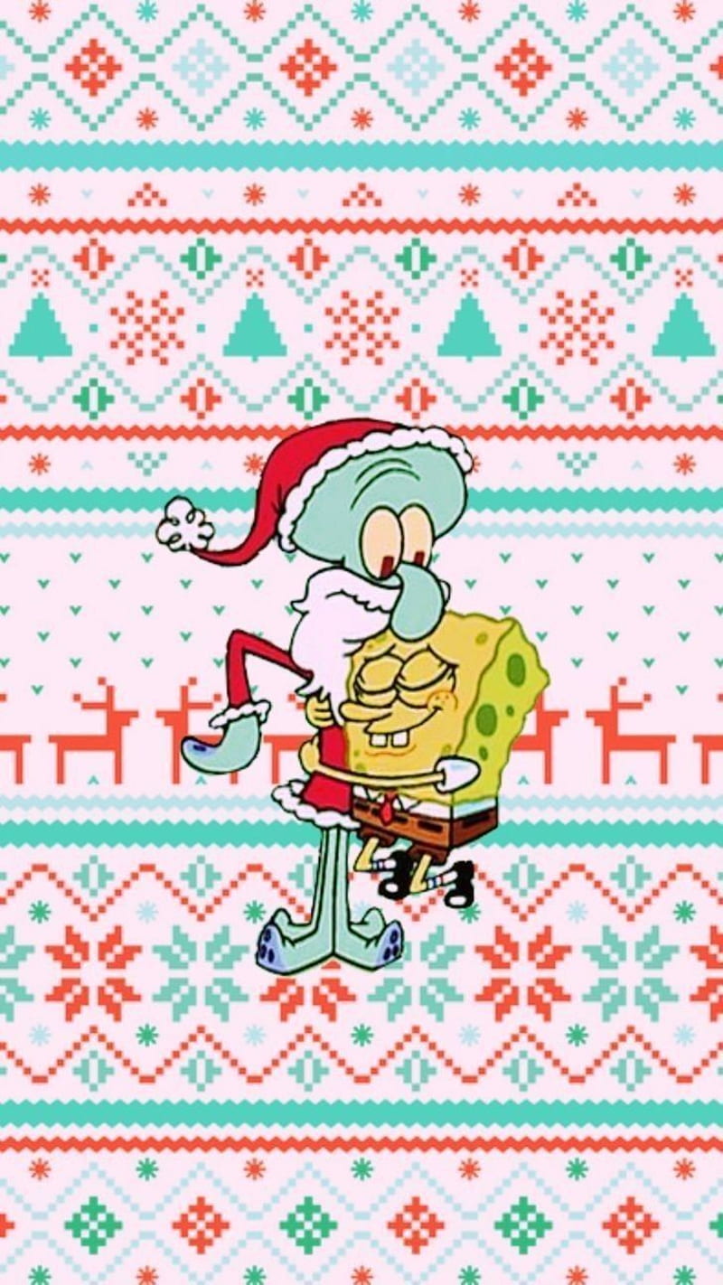 Stark Sydney on Spongebob. iphone christmas, Christmas phone wallpap. Christmas phone , iphone christmas, Spongebob christmas, Funny Christmas, HD phone wallpaper