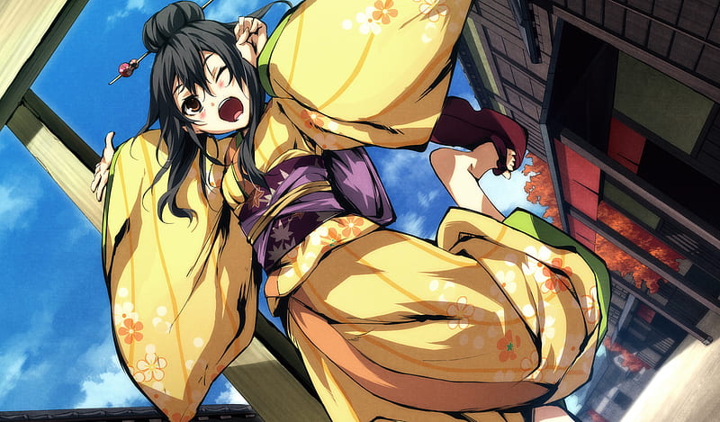 1080p Free Download I M Game Cg Kimono Kawai Cute Girl Japanese Clothes Anime G