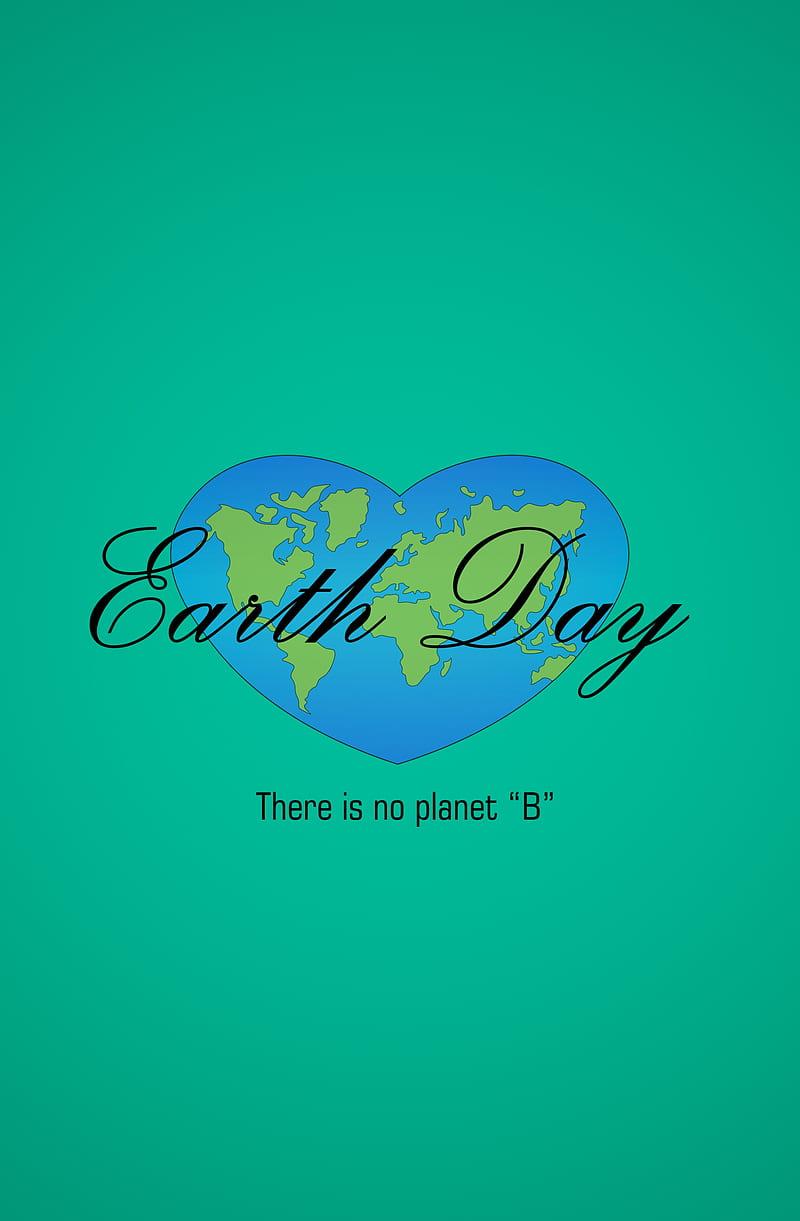 Earth Day , Celebration, background, earth day, earth heart iphone samsung, green, happy, holiday, love, minimalist art minimal design aesthetic pleasing trending popular new fresh high quality phone ultra pastel colors, planet, HD phone wallpaper