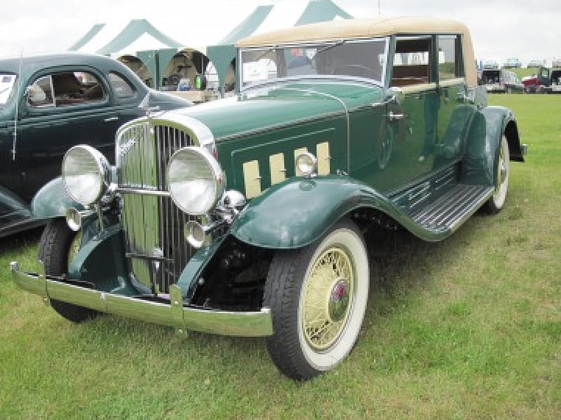 1928 Franklin , White, black, yellow, Franklin, nickel, green, Headlights, Wheel, car, graphy, Tires, HD wallpaper