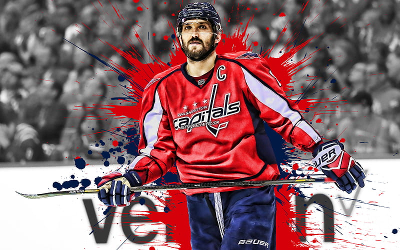 Alexander Ovechkin, Russian hockey player, Washington Capitals, Hockey  League, HD wallpaper