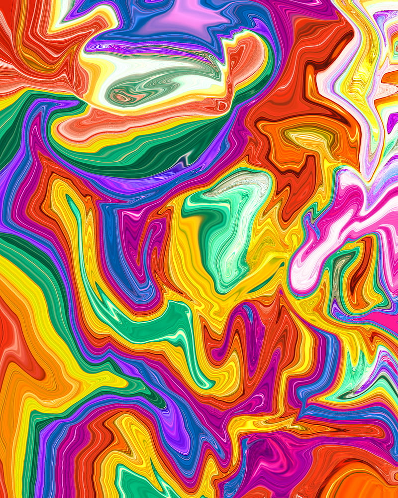 Rainbow error, butterfly, color, desenho, designs, digital, fish, corazones, illusion, optical, zebra, HD phone wallpaper