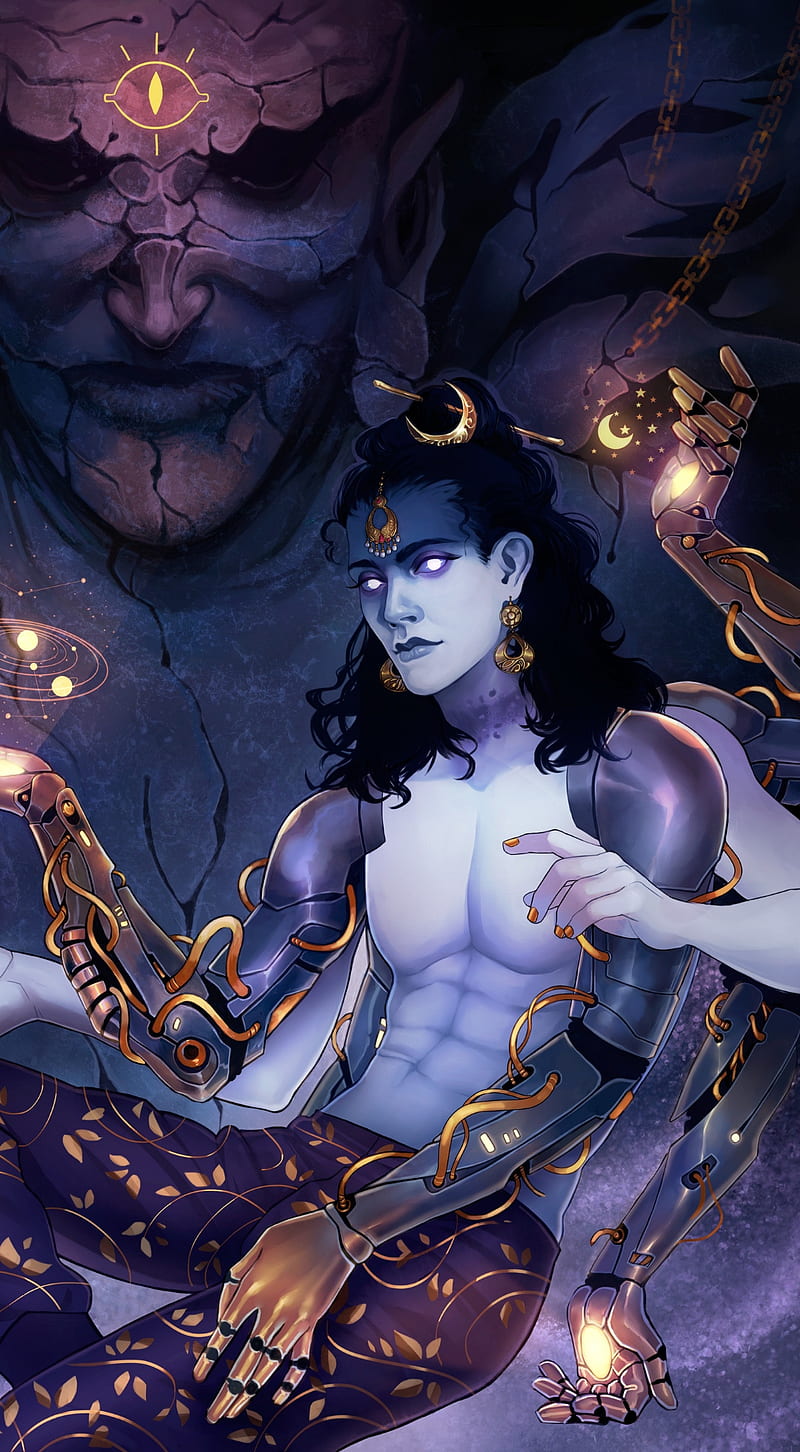 Shiva, destroyer, terrible, HD phone wallpaper