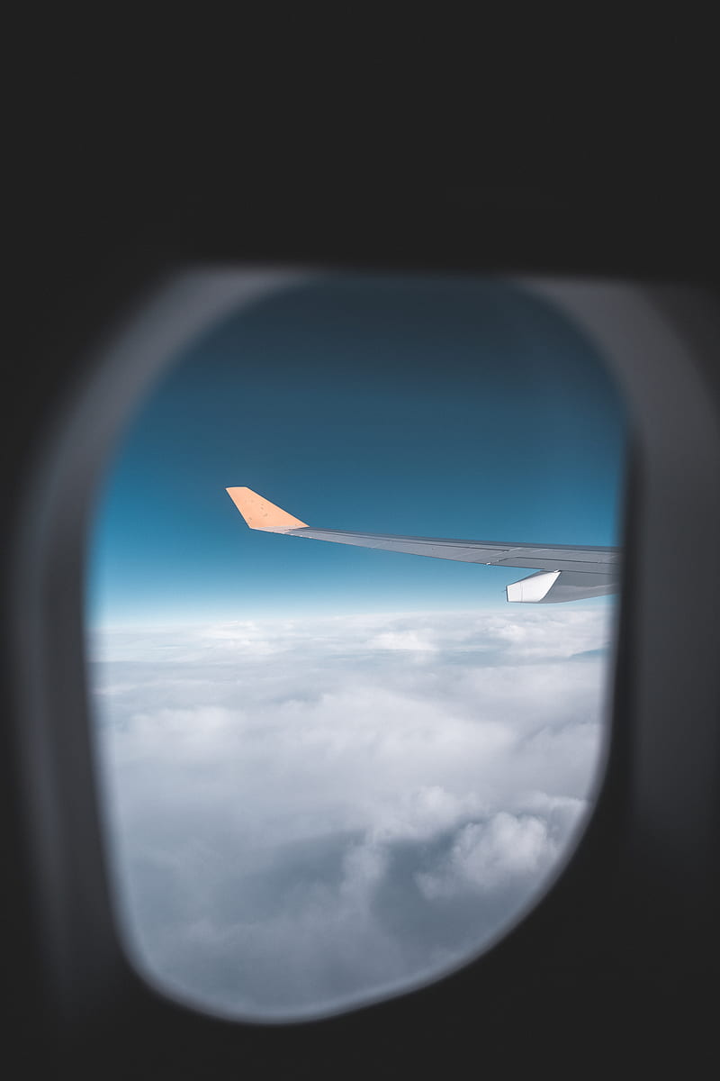 White aircraft wing, HD phone wallpaper | Peakpx