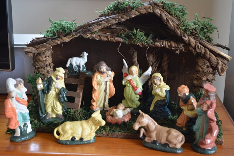 Merry Christmas, Christmas, the meaning of christmas, holiday, shellandshilo, nativity scene, nexus, HD wallpaper