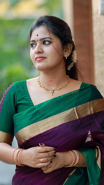 Tamil Girl, love, crush, saree, beatiful, HD phone wallpaper | Peakpx