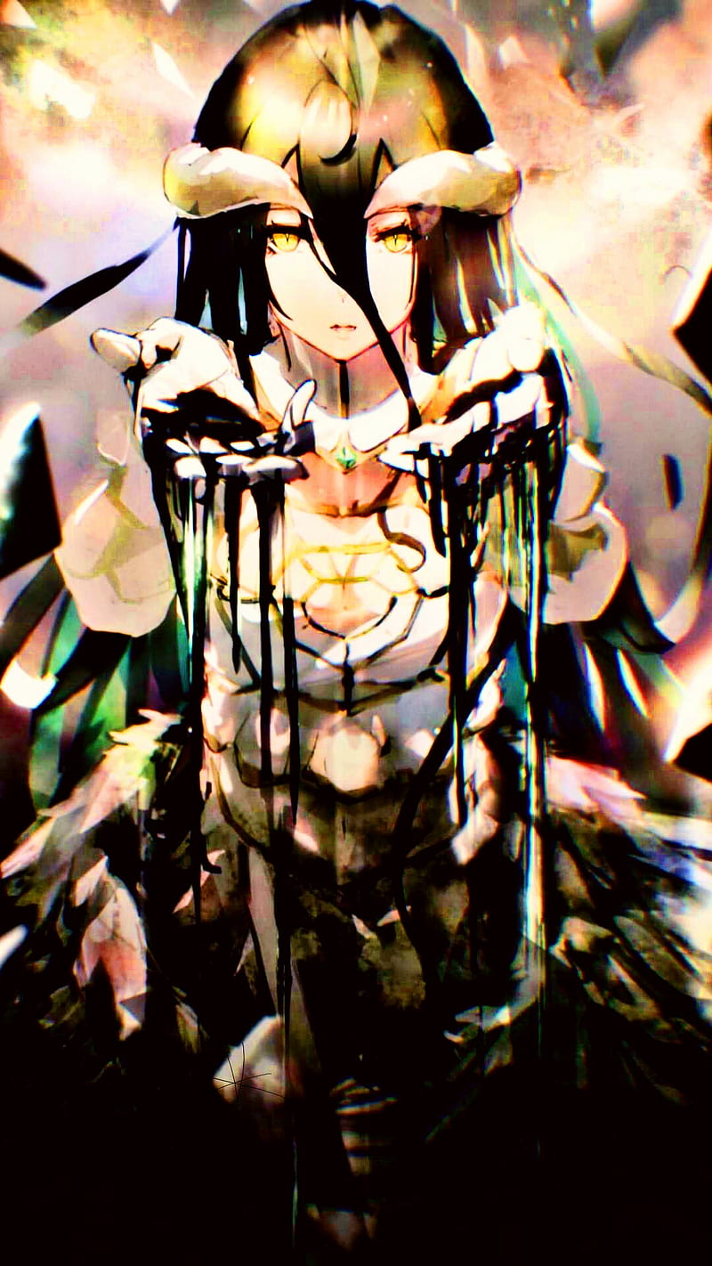 Overlord (anime), succubus, Albedo (OverLord), HD phone wallpaper