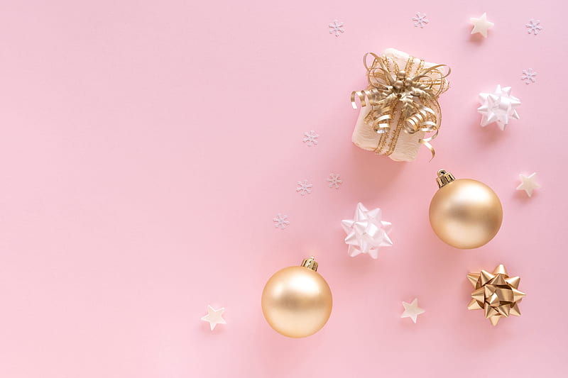 Holiday, Christmas, Bauble, Box, Gift, Snowflake, Star, HD wallpaper