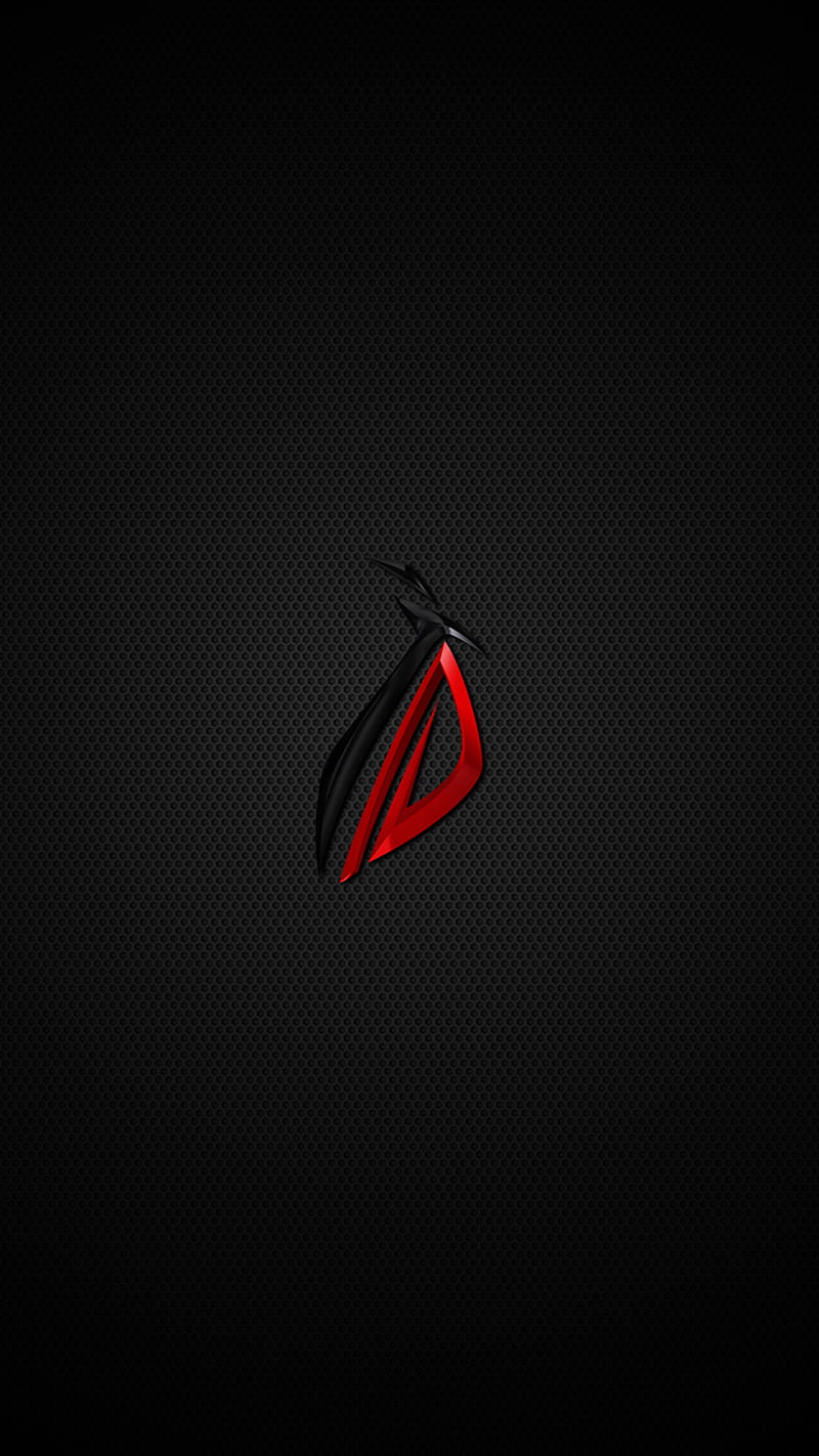 Republic of Gamers 929, black, gamer mesh, metallic, pattern, red, republic, HD phone wallpaper