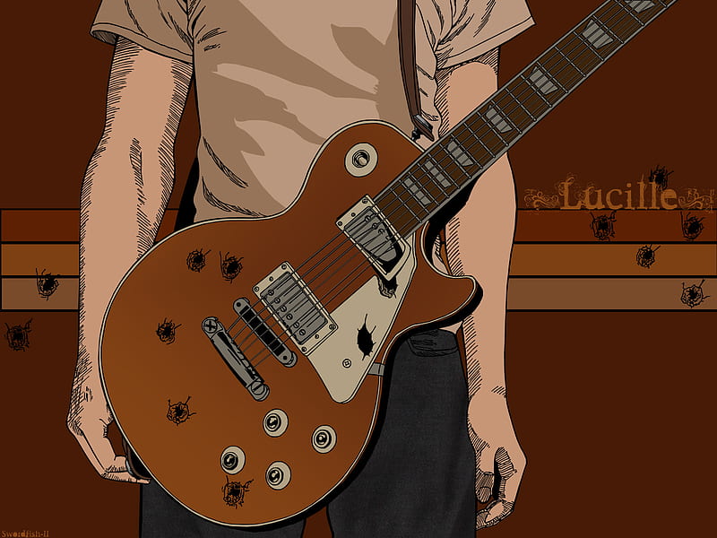 Lucille guitar of Ryusuke (