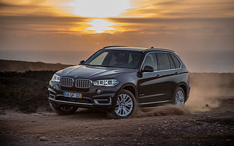 BMW X5 offroad, 2018 cars, F15, SUVs, desert, BMW, HD wallpaper