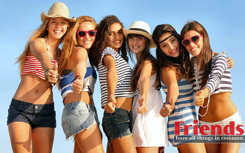 What Are Friends For . ., female, models, hats, cowgirl, fun, outdoors, women, brunettes, blondes, western, style, HD wallpaper