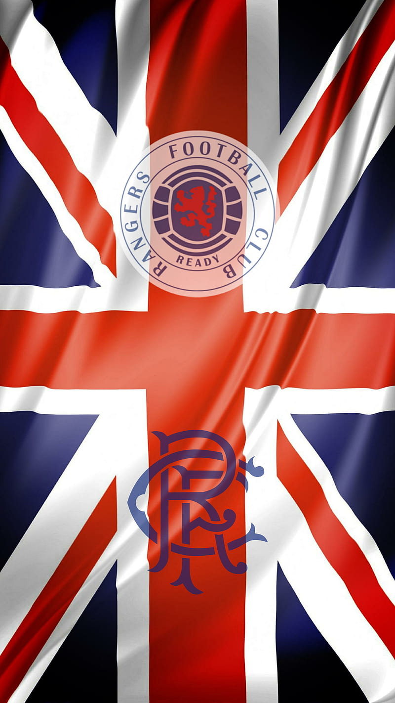 Rangers fc flag, union jack, HD phone wallpaper